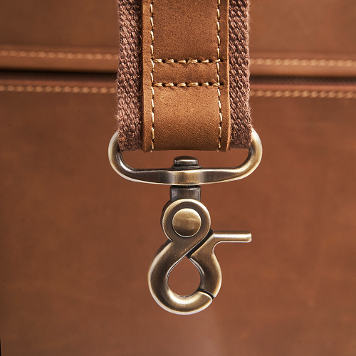 Luxorro Full Grain Leather Briefcases For Men in a Beautiful Gift Box, Fits 15.6" Laptop, Light Brown, 3 Compartments - B08FZBXBZ1 - B - Luxorro