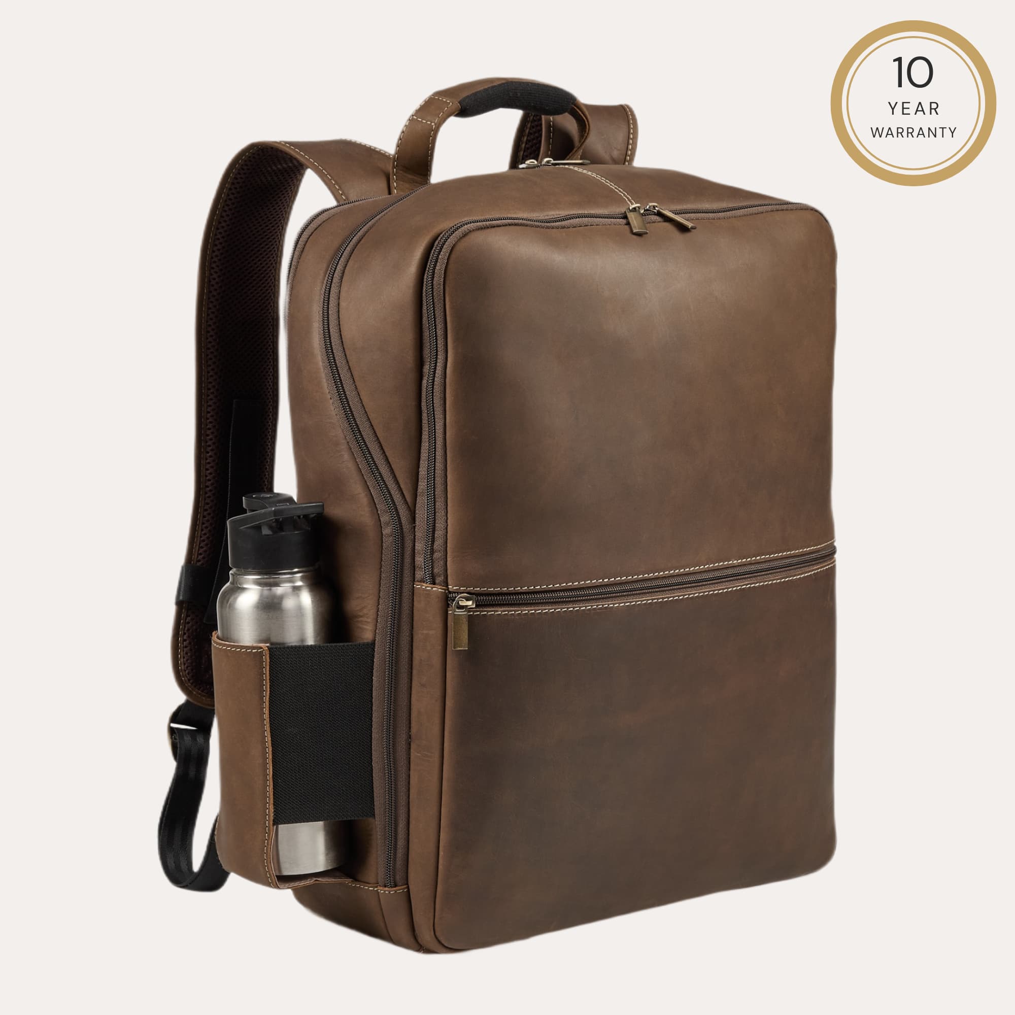 The Commuter's Leather Backpack
