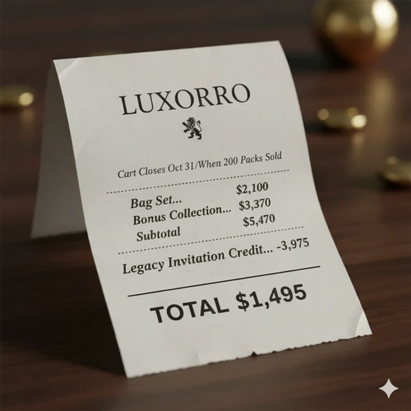 The Legacy Value vs. Your Investment