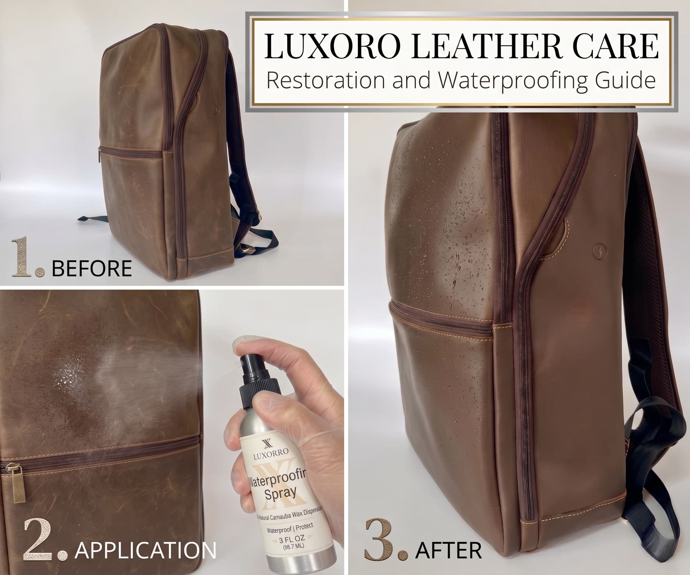 Luxorro Waterproofing Spray — All-Natural Protection
