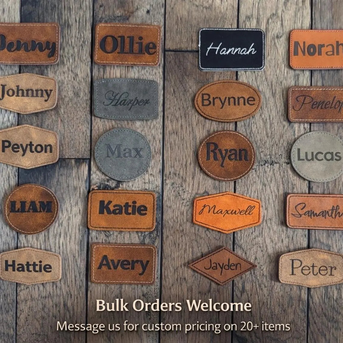 Personalized Leather Patch